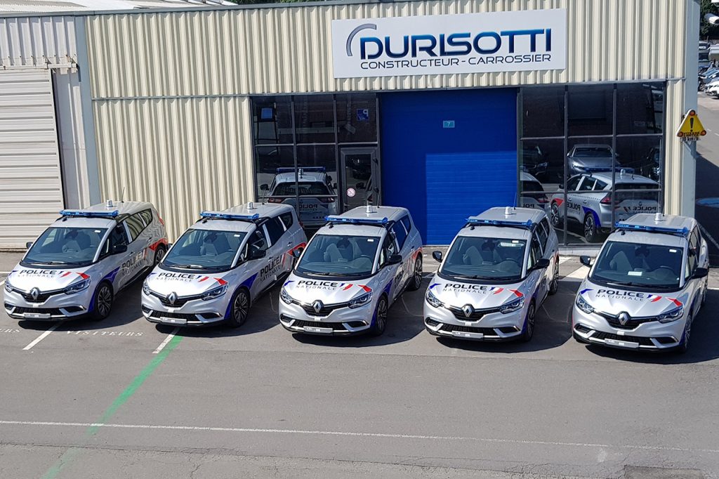 Voici les nouveaux Renault Grand Scénic pour la Police Nationale Durisotti Renault Grand Scenic Police Nationale 3