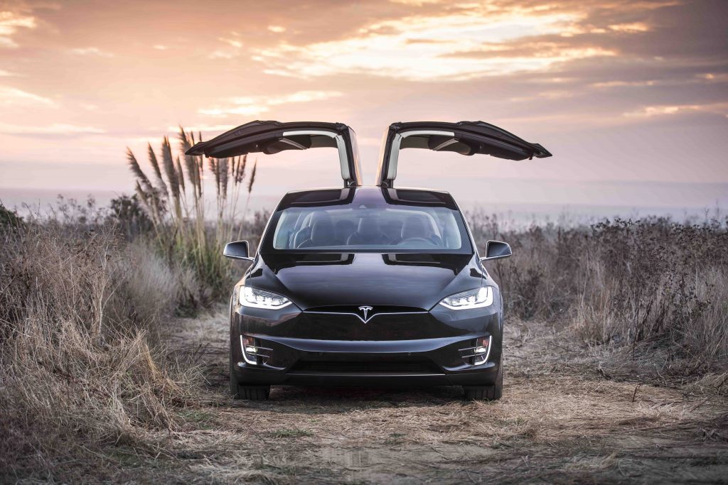 Tesla Model X Portes papillons