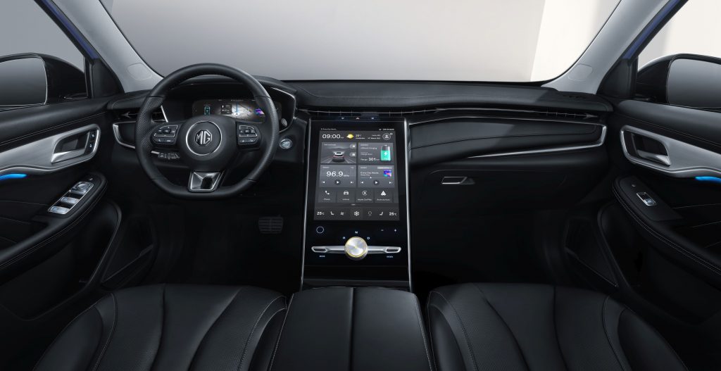 MG Marvel R Electric Interior Front