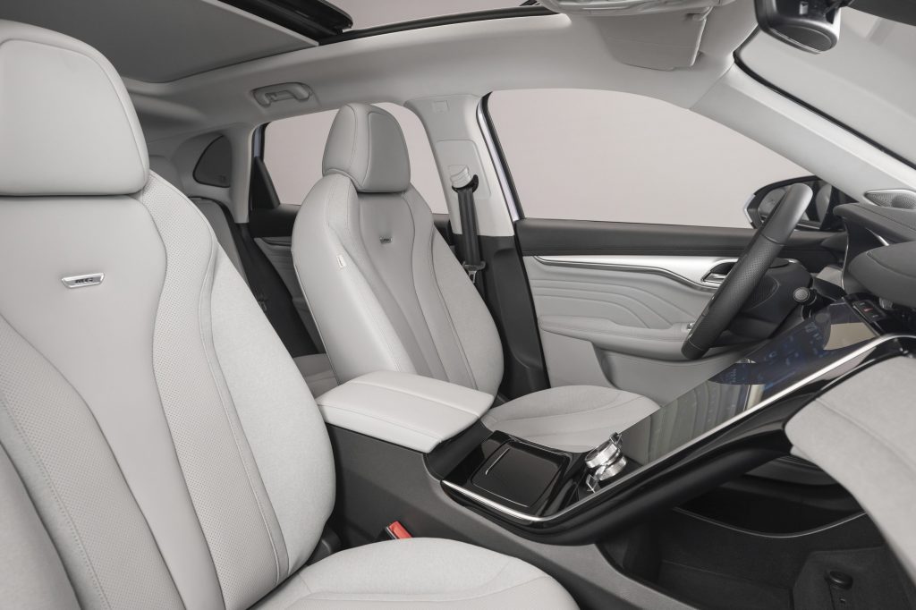 MG Marvel R Electric luxury grey interior